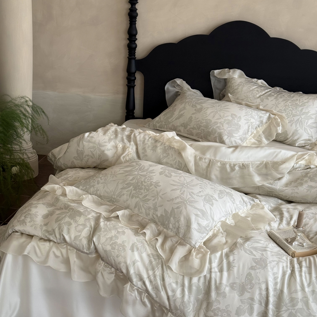 91家纺网 家纺一手货源 找家纺 （总）MIU缪家居 2025新款60S兰精天丝四件套--晨曦