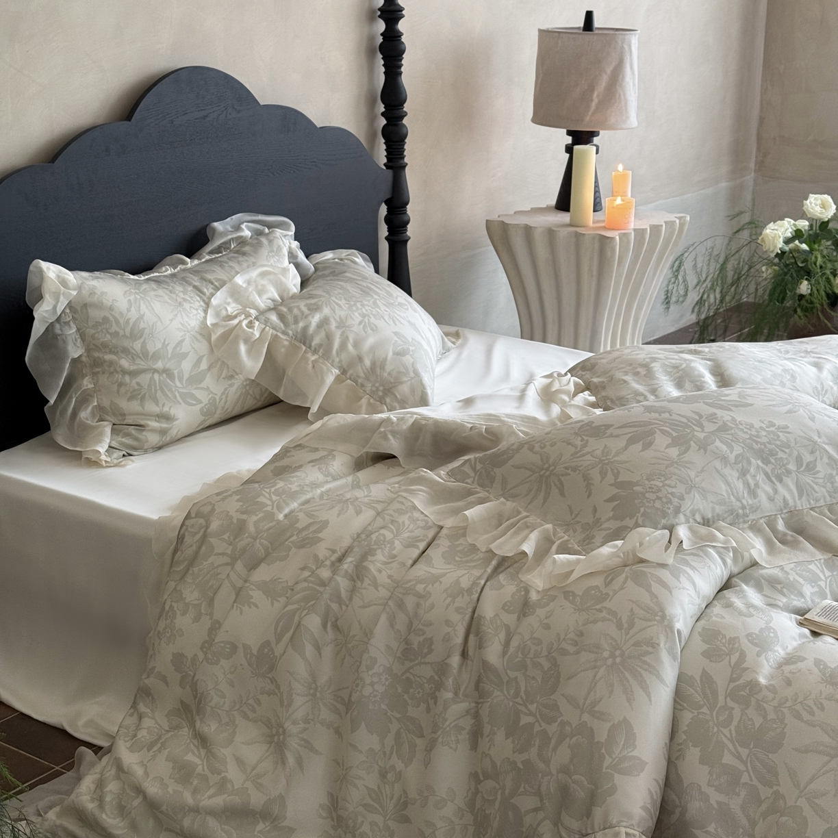 91家纺网 家纺一手货源 找家纺 （总）MIU缪家居 2025新款60S兰精天丝四件套--晨曦