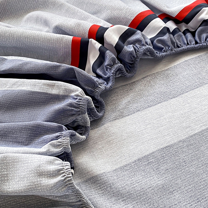 91家纺网 家纺一手货源 找家纺 天之爱 2025新款全棉印花单床笠 沐光