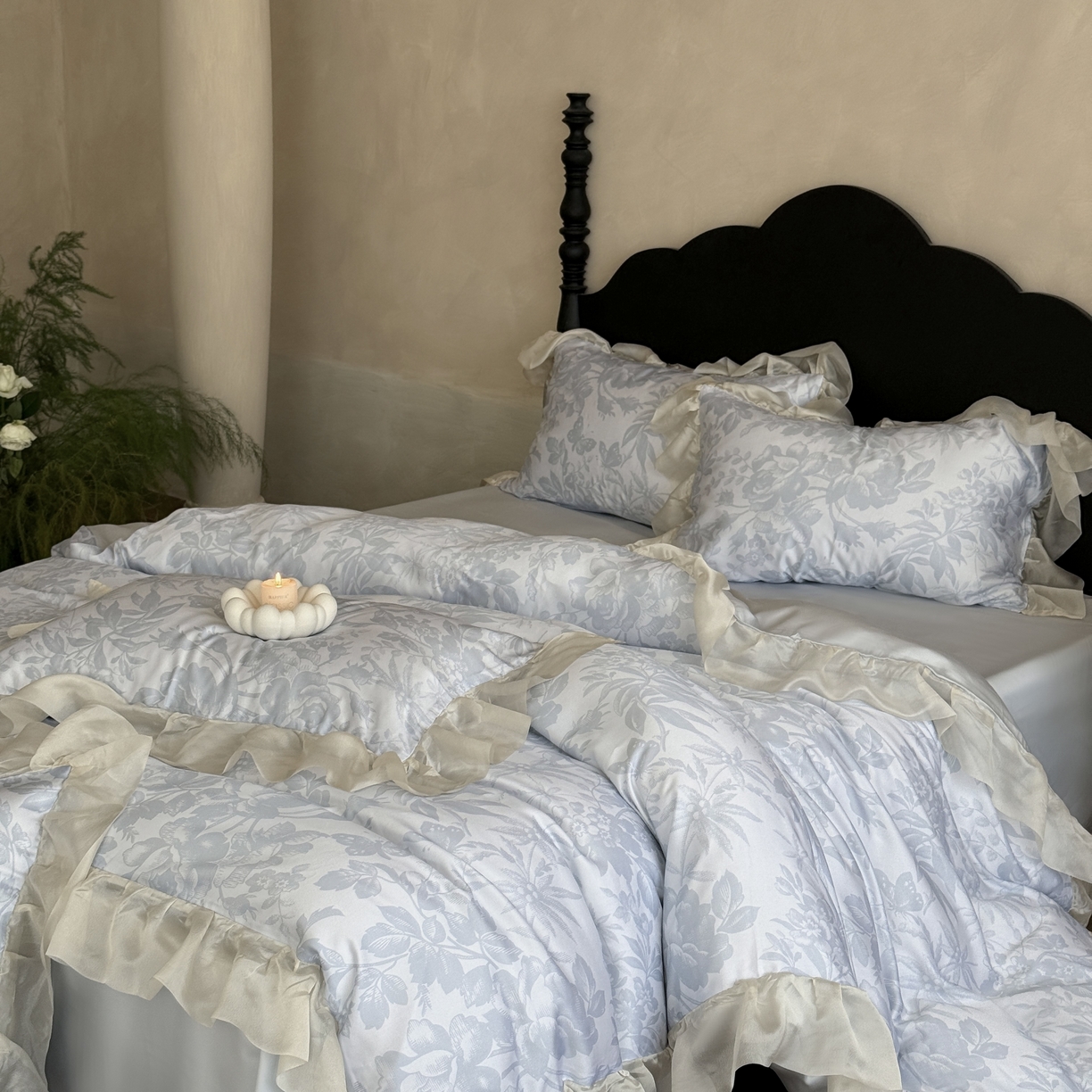 91家纺网 家纺一手货源 找家纺 （总）MIU缪家居 2025新款60S兰精天丝四件套--晨曦