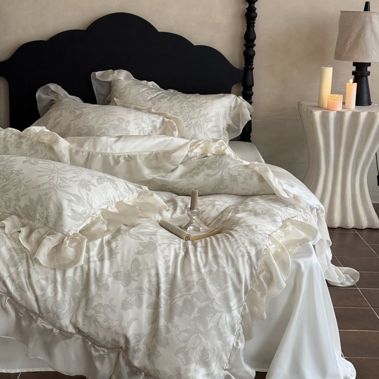 MIU缪家居 2025新款60S兰精天丝四件套--晨曦 晨曦-橄榄绿