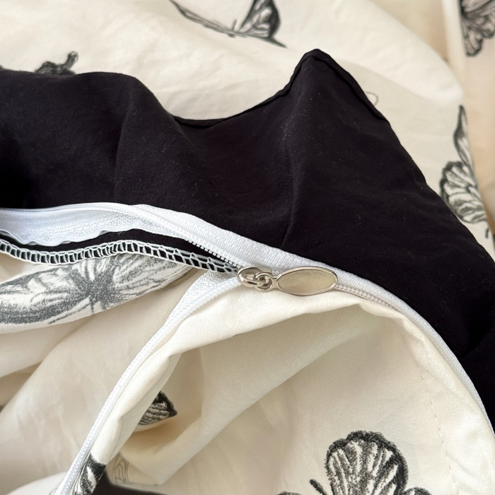 91家纺网 家纺一手货源 找家纺 （总）上尚居 2025新款法式花边赫本风印花云朵棉四件套