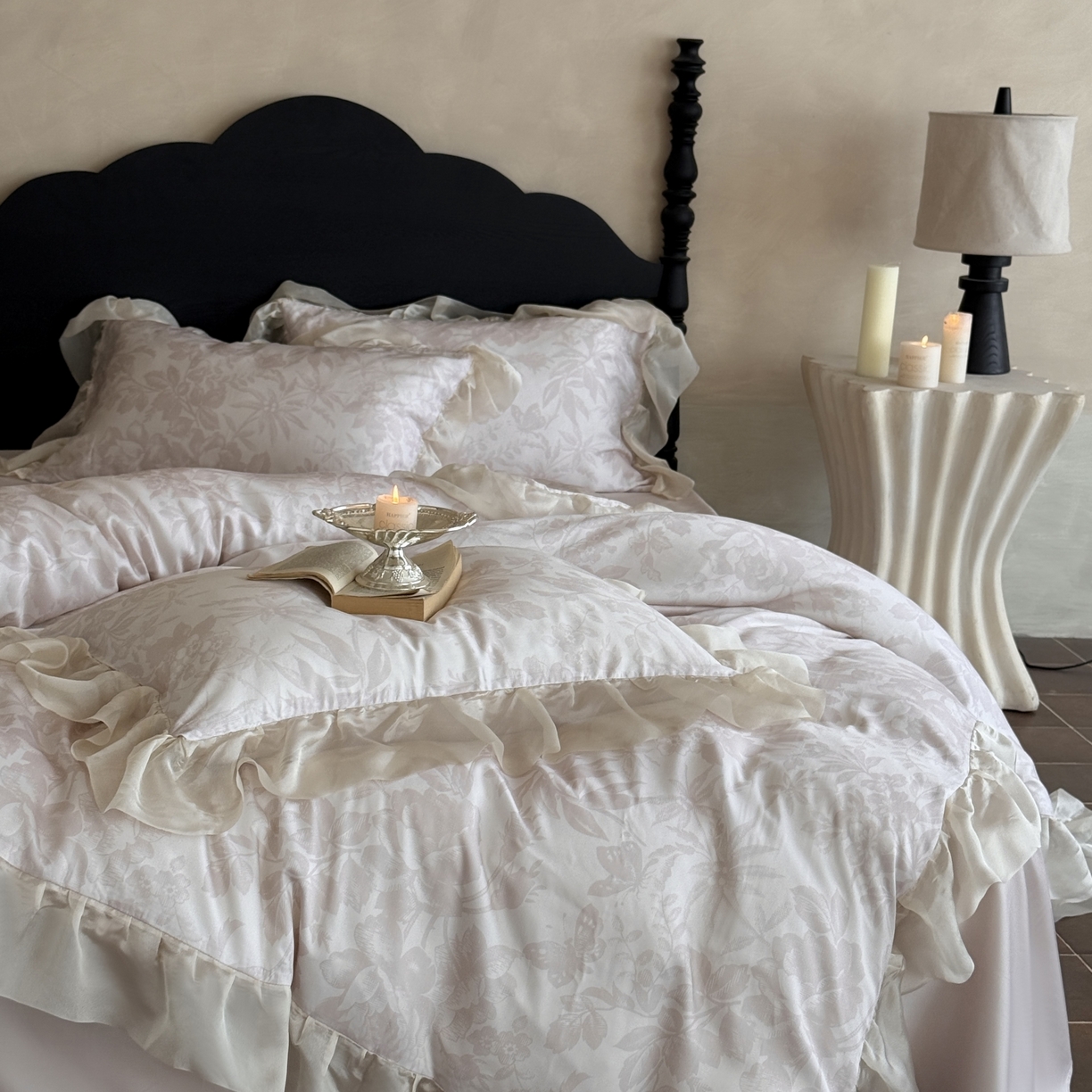 MIU缪家居 2025新款60S兰精天丝四件套--晨曦 晨曦-柔雾粉