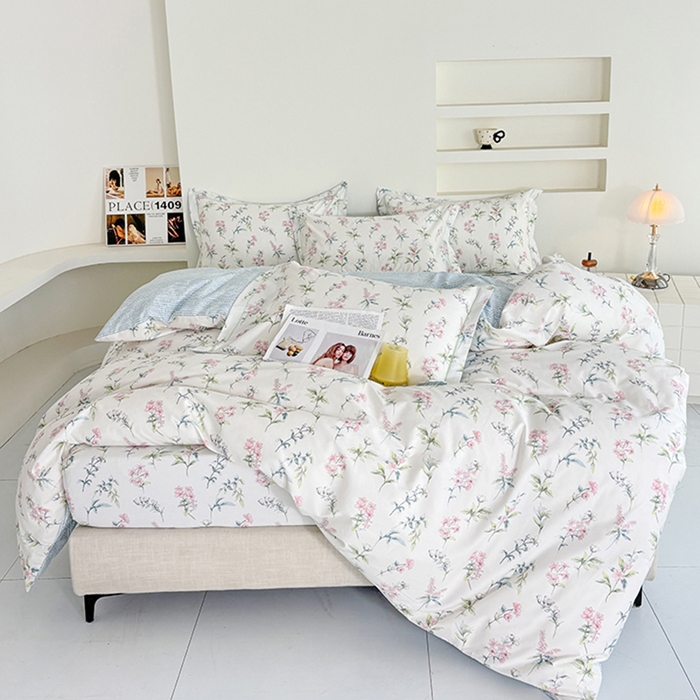 91家纺网 家纺一手货源 找家纺 （总）安逸家纺 13376 新款全棉床笠四件套床罩学生纯棉床笠款三件套