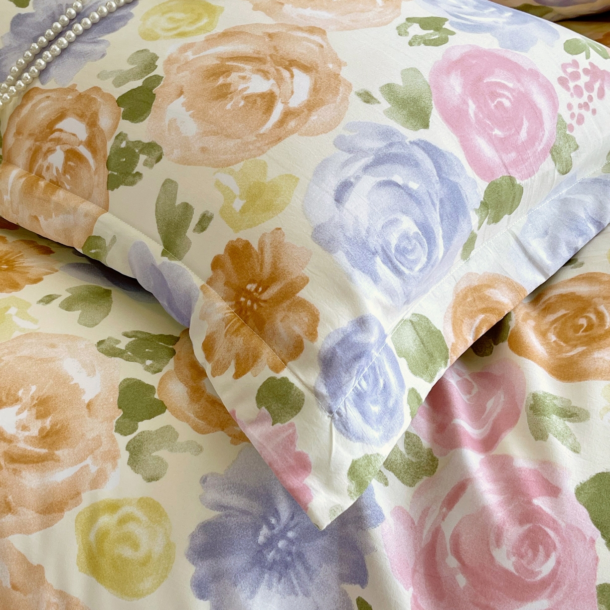 91家纺网 家纺一手货源 找家纺 （总）大麦乐田 2025新款小法式轻奢风四件套