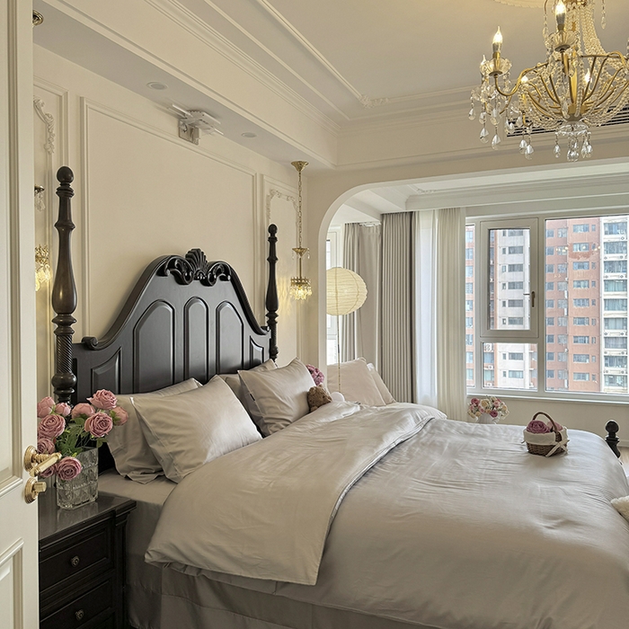 91家纺网 家纺一手货源 找家纺 秀色家纺 2025夏季新款A类60s天丝棉贡缎四件套-Cool Air系列（实拍风) Air天丝绵-幻影灰+薄雾灰