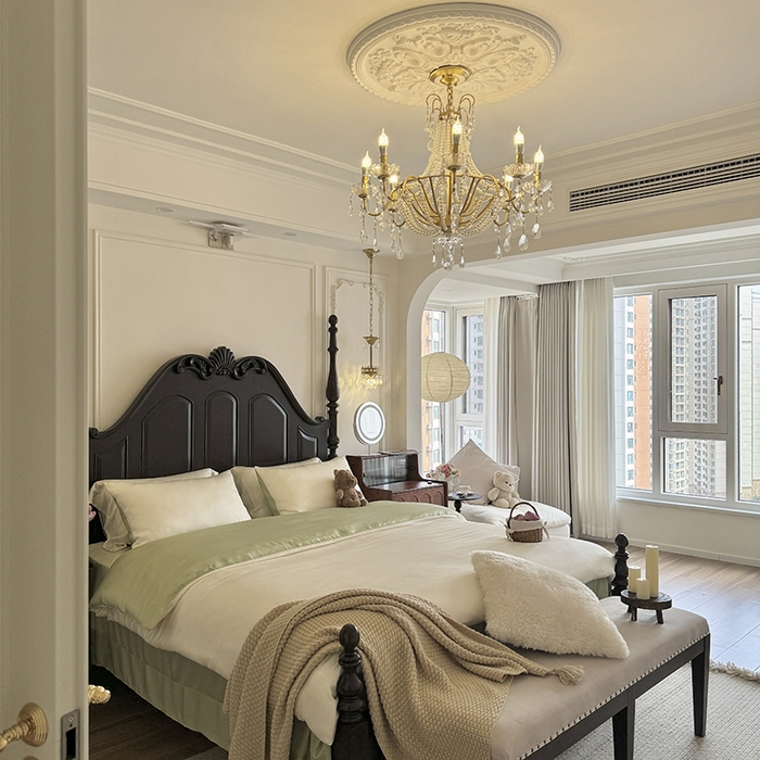 91家纺网 家纺一手货源 找家纺 秀色家纺 2025夏季新款A类60s天丝棉贡缎四件套-Cool Air系列（实拍风) Air天丝绵-奶白抹茶