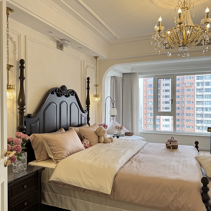 91家纺网 家纺一手货源 找家纺 秀色家纺 2025夏季新款A类60s天丝棉贡缎四件套-Cool Air系列（实拍风) Air天丝绵-温柔奶白