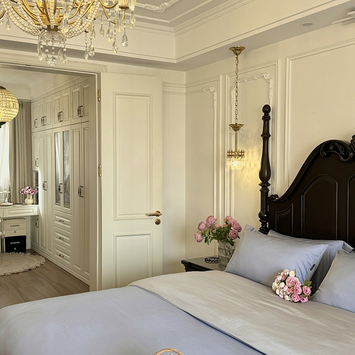 91家纺网 家纺一手货源 找家纺 秀色家纺 2025夏季新款A类60s天丝棉贡缎四件套-Cool Air系列（实拍风) Air天丝绵-星雾蓝+薄雾灰