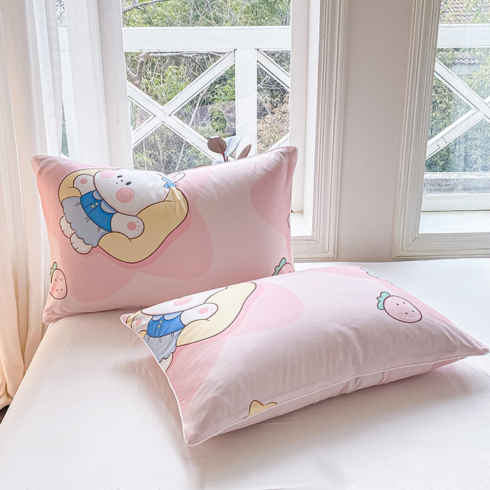 91家纺网 家纺一手货源 找家纺 欧雅搁家纺 2025年新款冷暖双感被大豆纤维填充针织棉夏被空调被夏凉被 晚安小兔