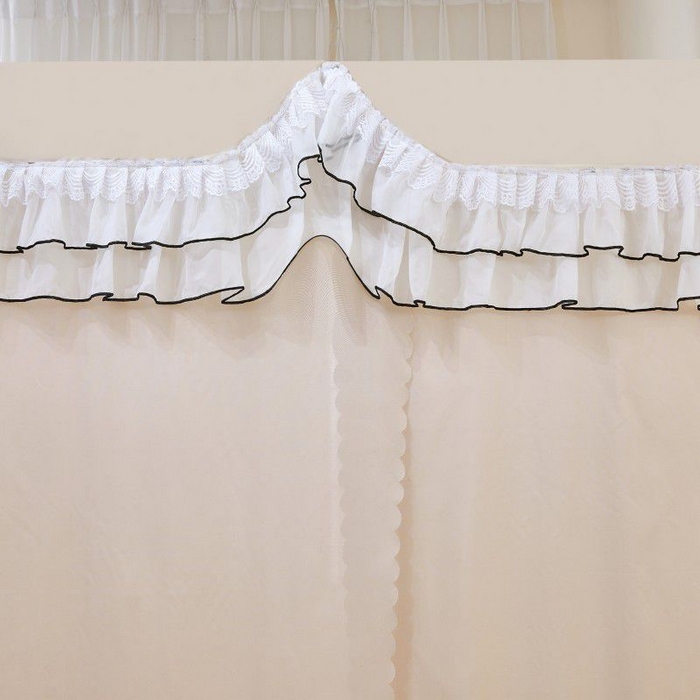 91家纺网 家纺一手货源 找家纺 （总）锦逸家居 2025新款遮光防摔床帘式坐床蚊帐-仲夏之夜