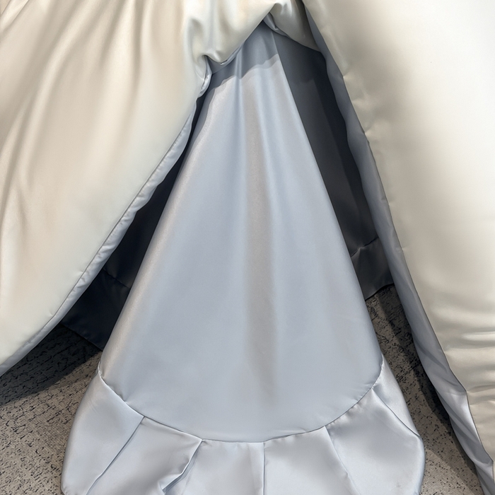 91家纺网 家纺一手货源 找家纺 大麦乐田 2025春夏新款珍珠棉达芙刺绣四件套 达芙  奶昔白+茉莉兰