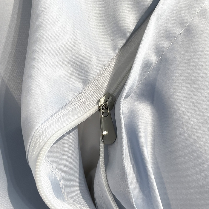 91家纺网 家纺一手货源 找家纺 大麦乐田 2025春夏新款珍珠棉达芙刺绣四件套 达芙  奶昔白+茉莉兰