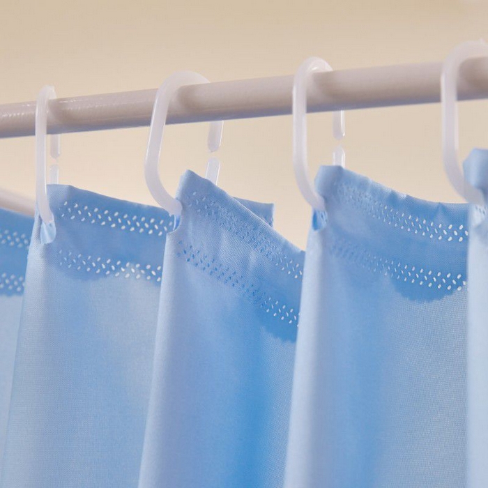 91家纺网 家纺一手货源 找家纺 锦逸家居 2025新款遮光防摔床帘式坐床蚊帐-仲夏之夜 天蓝色