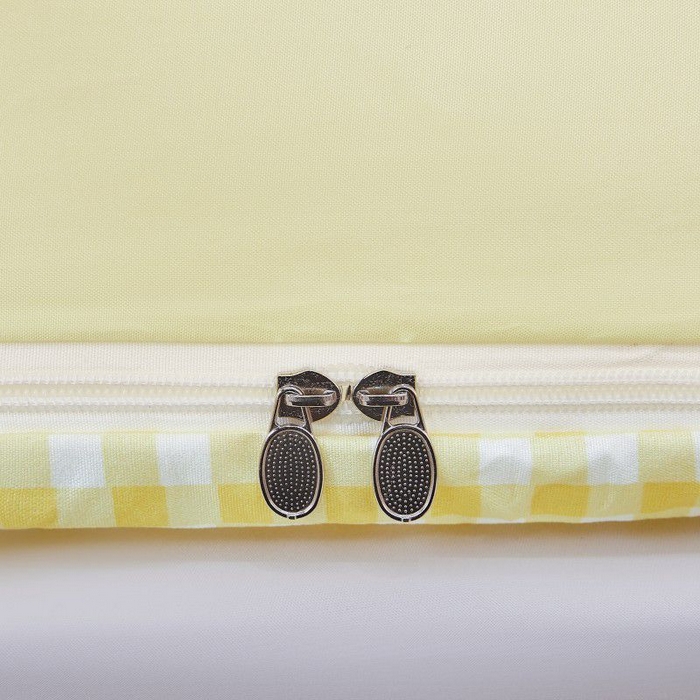 91家纺网 家纺一手货源 找家纺 锦逸家居 2025新款遮光防摔床帘式坐床蚊帐-仲夏之夜 荧光黄