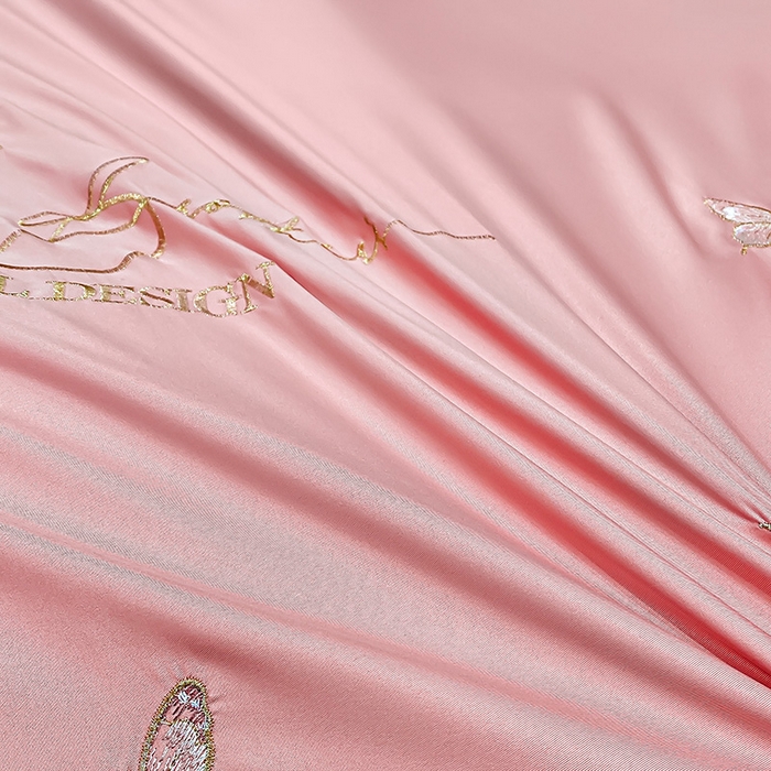 91家纺网 家纺一手货源 找家纺 （总）大麦乐田 2025新款刺绣吊边四件套--倾城