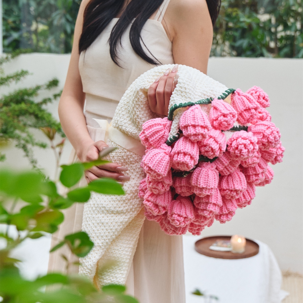 91家纺网 家纺一手货源 找家纺 暖绵绵家纺 2025春夏新款玫瑰花束毯多功能盖毯花束毯子 玫瑰花毯子毛毯毯子-桑薇 桑薇-粉色