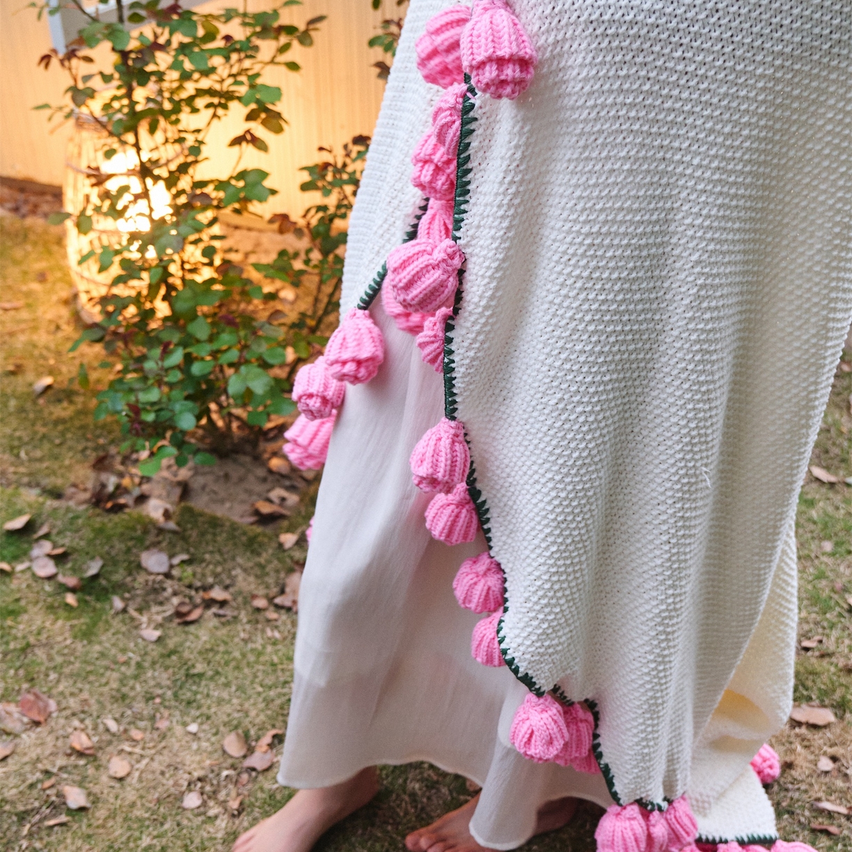 91家纺网 家纺一手货源 找家纺 暖绵绵家纺 2025春夏新款玫瑰花束毯多功能盖毯花束毯子 玫瑰花毯子毛毯毯子-桑薇 桑薇-粉色