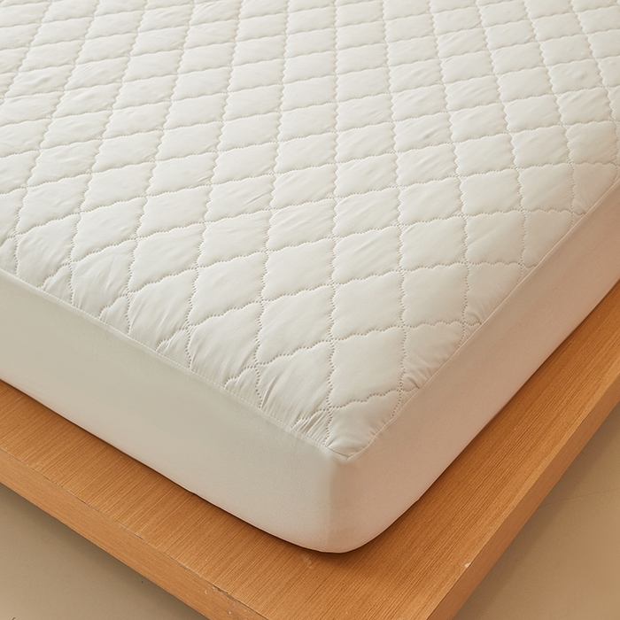 91家纺网 家纺一手货源 找家纺 （总）衿成家纺 2025新款跨境电商热款菱形格夹棉防水床笠支持大佬价跑量多尺寸可做-单床笠