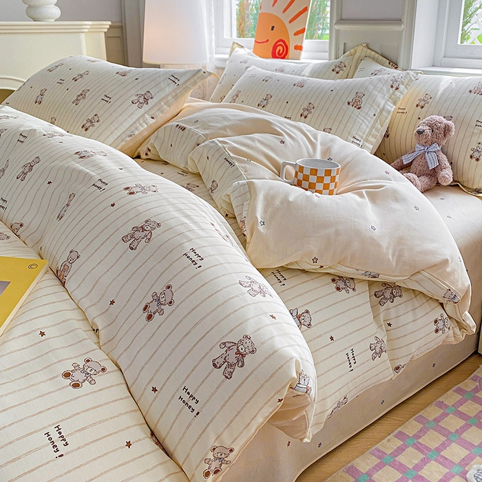 91家纺网 家纺一手货源 找家纺 （总）天之爱 2025新款全棉印花四件套