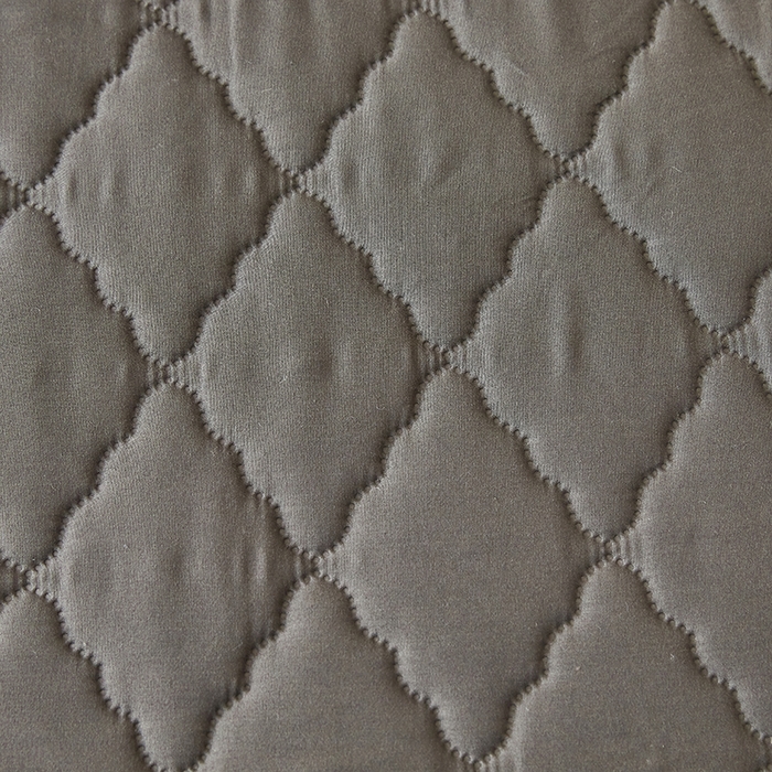 91家纺网 家纺一手货源 找家纺 衿成家纺 2025新款跨境电商热款菱形格夹棉防水床笠支持大佬价跑量多尺寸可做-单床笠 L-深灰