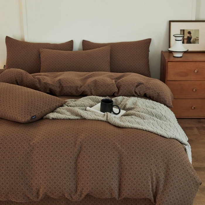 91家纺网 家纺一手货源 找家纺 （总）云雀 2025新款A类全棉色织双层纱单品被套