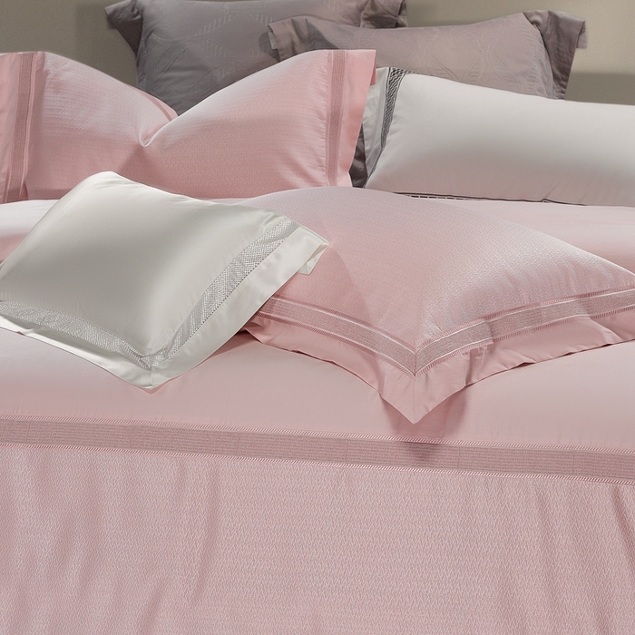 91家纺网 家纺一手货源 找家纺 （总）高大尚婚庆馆 2025新款长绒棉高精密臻丝缎四件套-伯恩斯