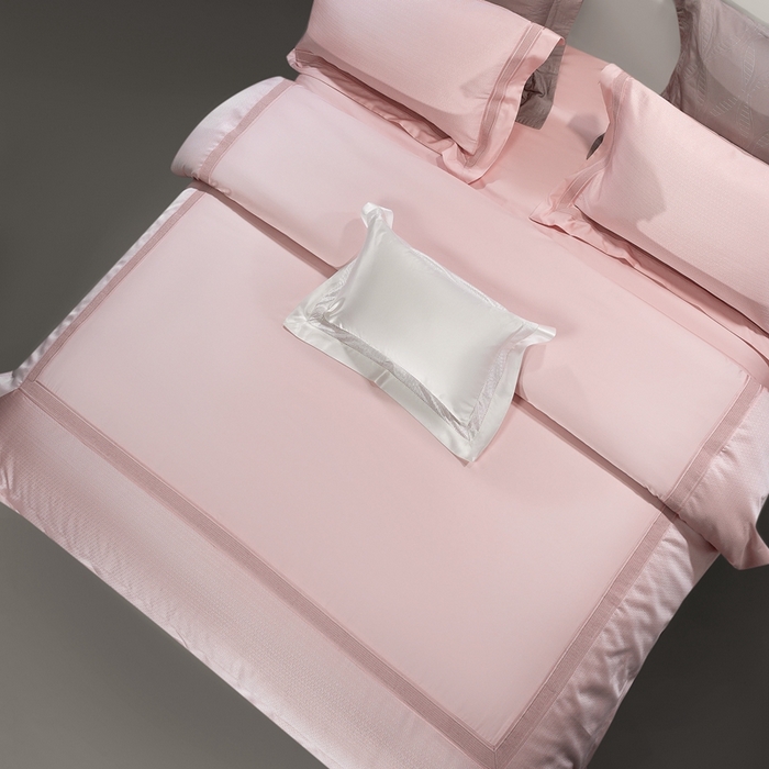 91家纺网 家纺一手货源 找家纺 （总）高大尚婚庆馆 2025新款长绒棉高精密臻丝缎四件套-伯恩斯