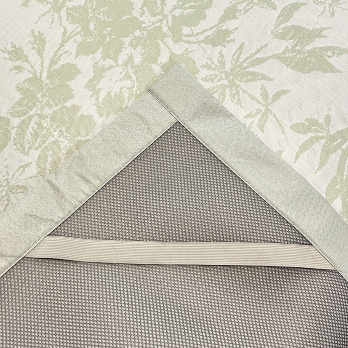 91家纺网 家纺一手货源 找家纺 宜代光年 2025新款冷凝丝可水洗提花凉感席-床席款 凉感繁花-绿