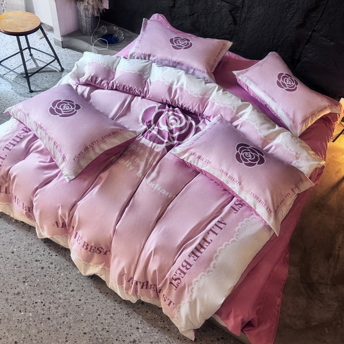 91家纺网 家纺一手货源 找家纺 （总）丽斐纺织 2025新款冰丝四件套