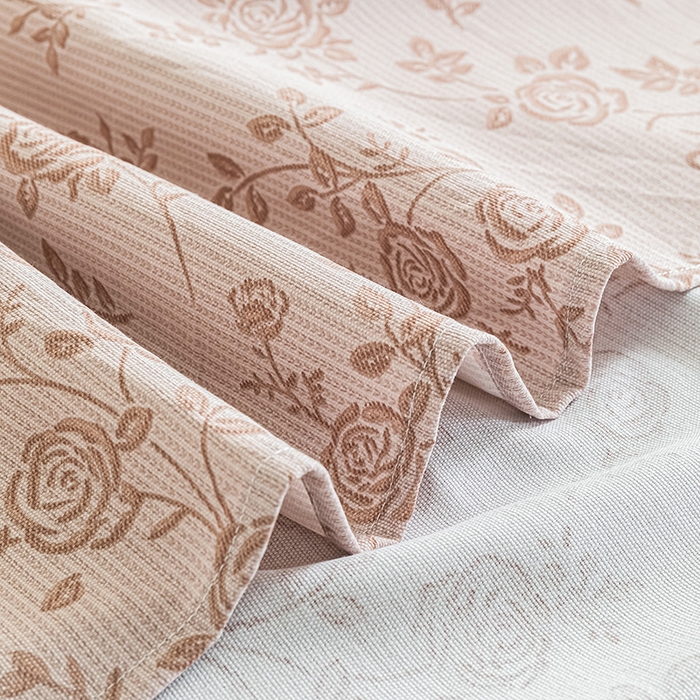 91家纺网 家纺一手货源 找家纺 芃成家纺 2025新款加厚老粗布床单 素秋-咖