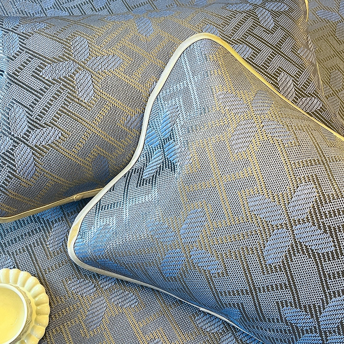 91家纺网 家纺一手货源 找家纺 网红馆（ck家纺） 2025新款可脱卸床裙款冰藤席-盛夏繁星 雾清