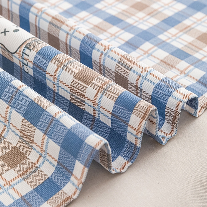 91家纺网 家纺一手货源 找家纺 芃成家纺 2025新款加厚老粗布床单 呆呆熊