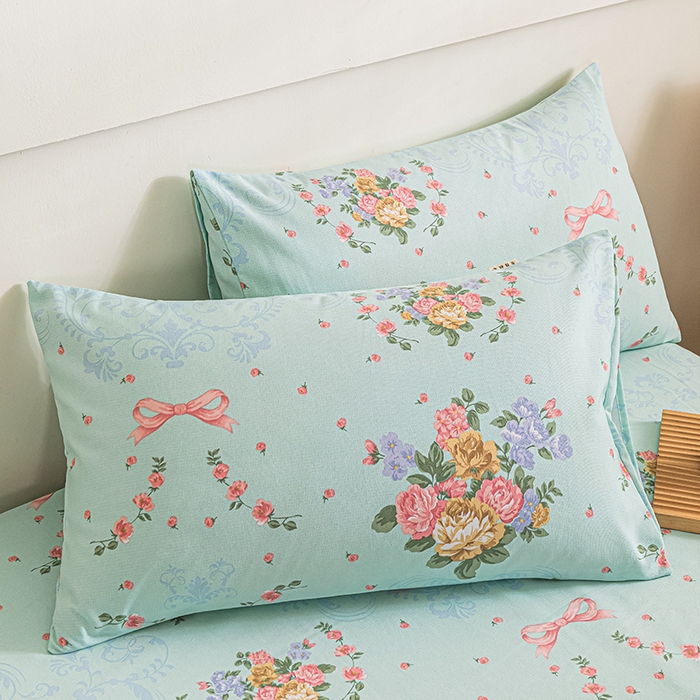 91家纺网 家纺一手货源 找家纺 芃成家纺 2025新款加厚老粗布床单 田园花卉