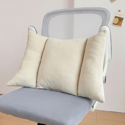 91家纺网 家纺一手货源 找家纺 （总）囍莱家纺 2025新款靠垫办公室护腰靠垫靠背垫座椅工位腰垫腰枕椅子久坐腰部靠枕