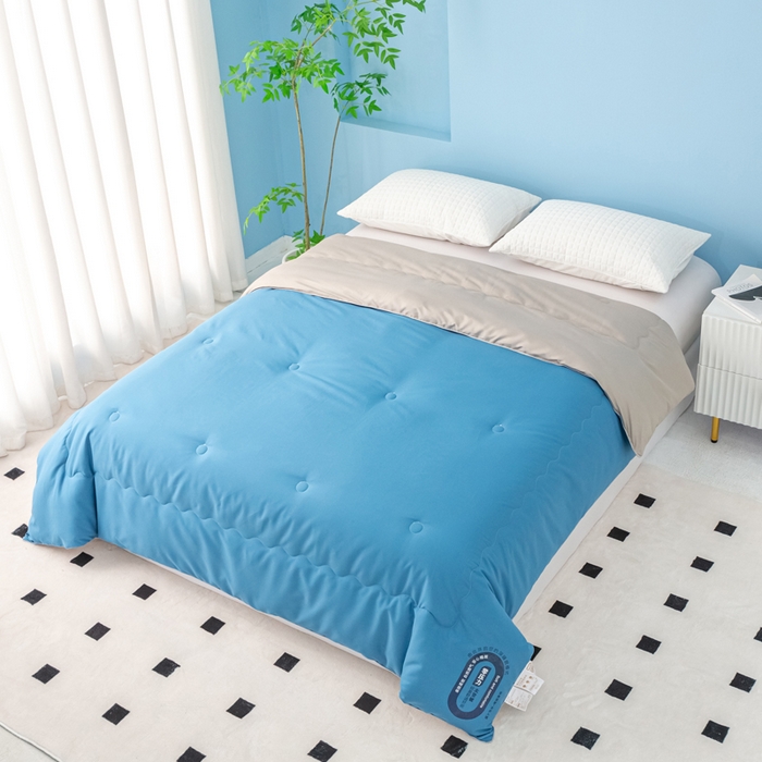 91家纺网 家纺一手货源 找家纺 好老表被业 2025新款超柔云朵被芯零压被子 零压被套口绗缝