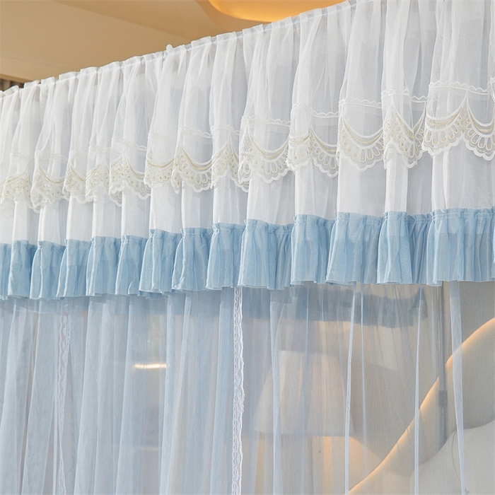 91家纺网 家纺一手货源 找家纺 （总）迪凡保罗蚊帐 2025新款2513款双轨铝合金落地导轨蚊帐