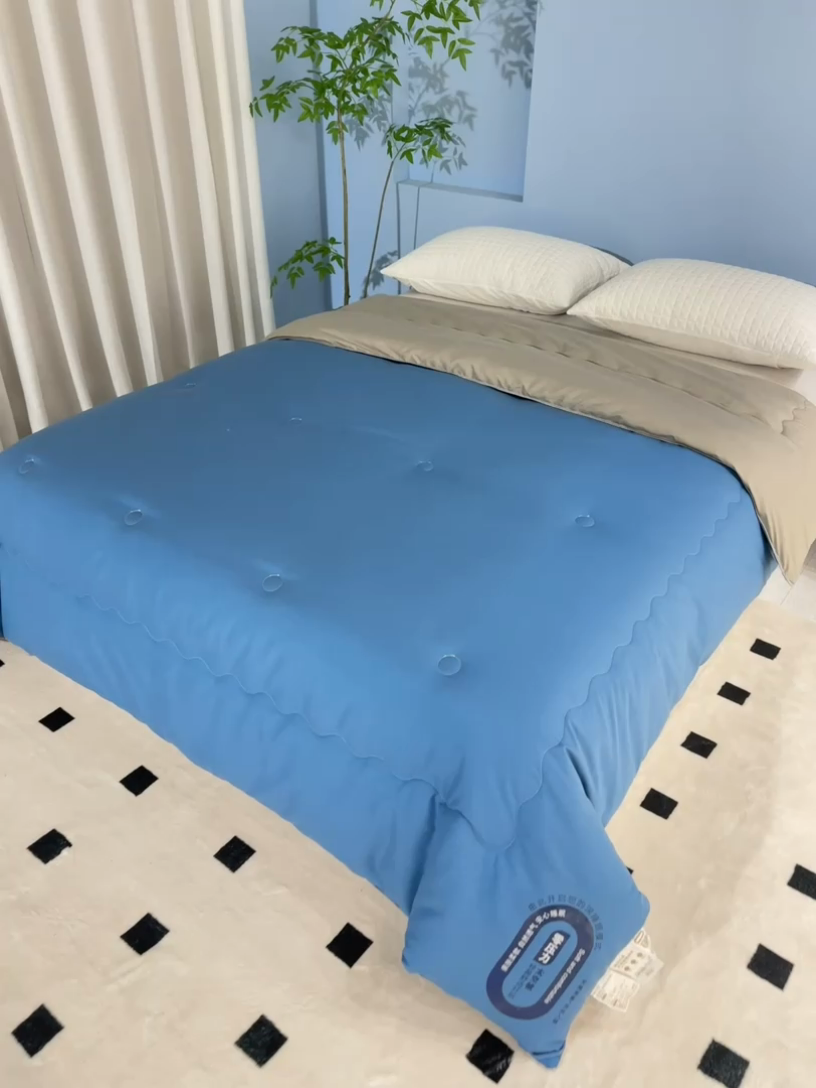 91家纺网 家纺一手货源 找家纺 好老表被业 2025新款超柔云朵被芯零压被子 零压被套口绗缝