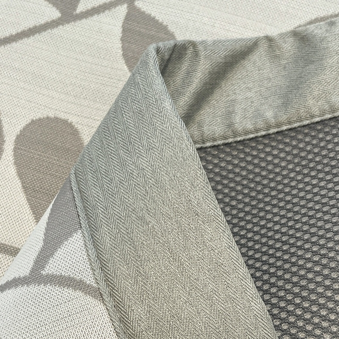 91家纺网 家纺一手货源 找家纺 宜代光年 2025新款冷凝丝可水洗提花凉感席-床席款 凉感叶繁-灰