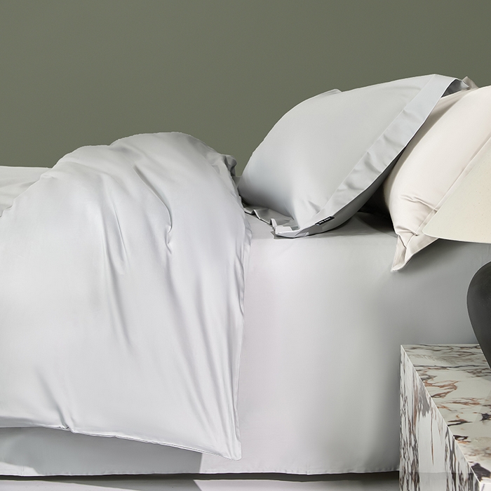 91家纺网 家纺一手货源 找家纺 禾时 2025新款轻奢A类100SPro新疆长绒棉四件套全棉纯棉高定款 梵星蓝