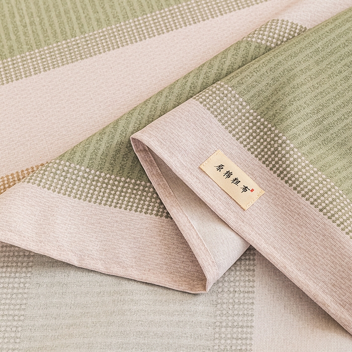 91家纺网 家纺一手货源 找家纺 芃成家纺 2025新款加厚老粗布床单 浮光