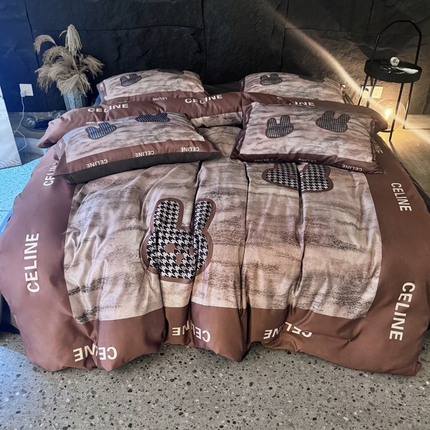 丽斐纺织 2025新款冰丝四件套 土咔兔