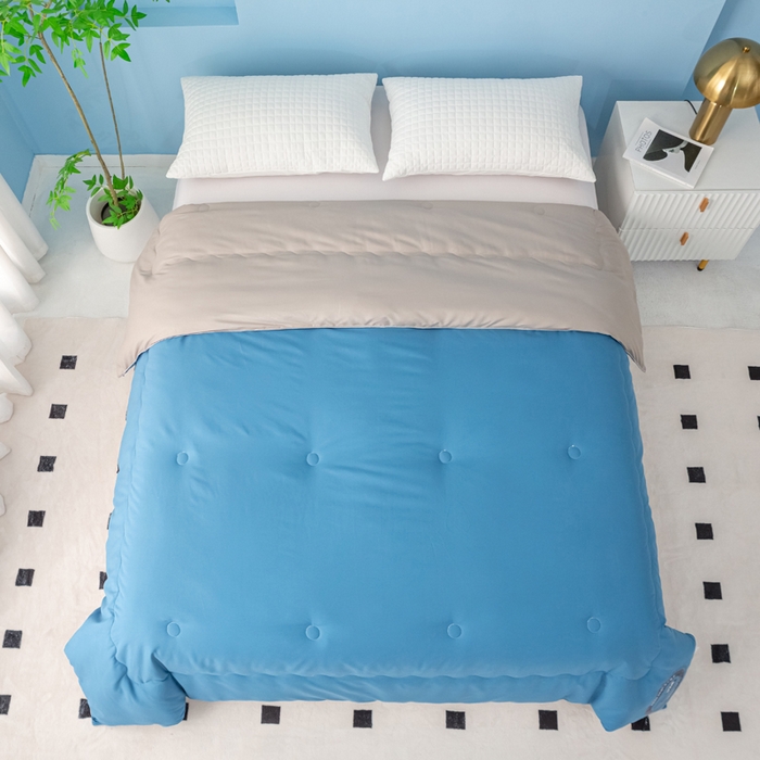 91家纺网 家纺一手货源 找家纺 好老表被业 2025新款超柔云朵被芯零压被子 零压被套口绗缝