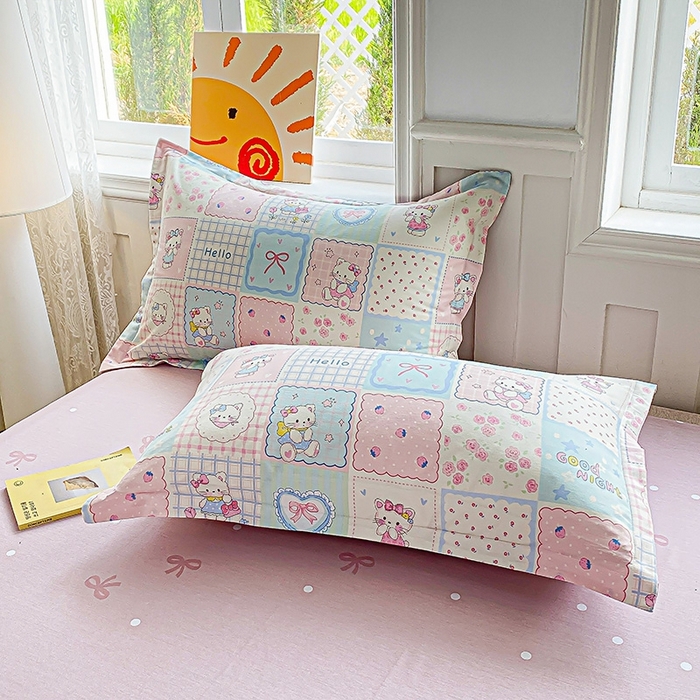 91家纺网 家纺一手货源 找家纺 天之爱 2025新款全棉印花四件套 小确幸