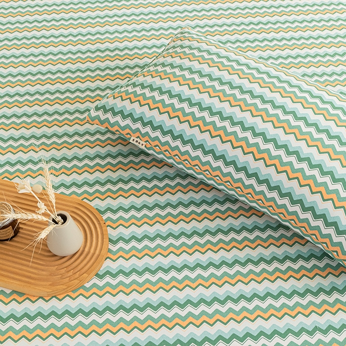 91家纺网 家纺一手货源 找家纺 芃成家纺 2025新款加厚老粗布床单 波西米亚-绿