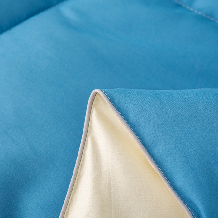 91家纺网 家纺一手货源 找家纺 好老表被业 2025新款超柔云朵被芯零压被子 超柔云感被蓝米