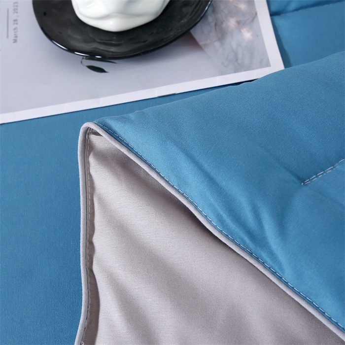 91家纺网 家纺一手货源 找家纺 好老表被业 2025新款超柔云朵被芯零压被子 云朵棉蓝灰