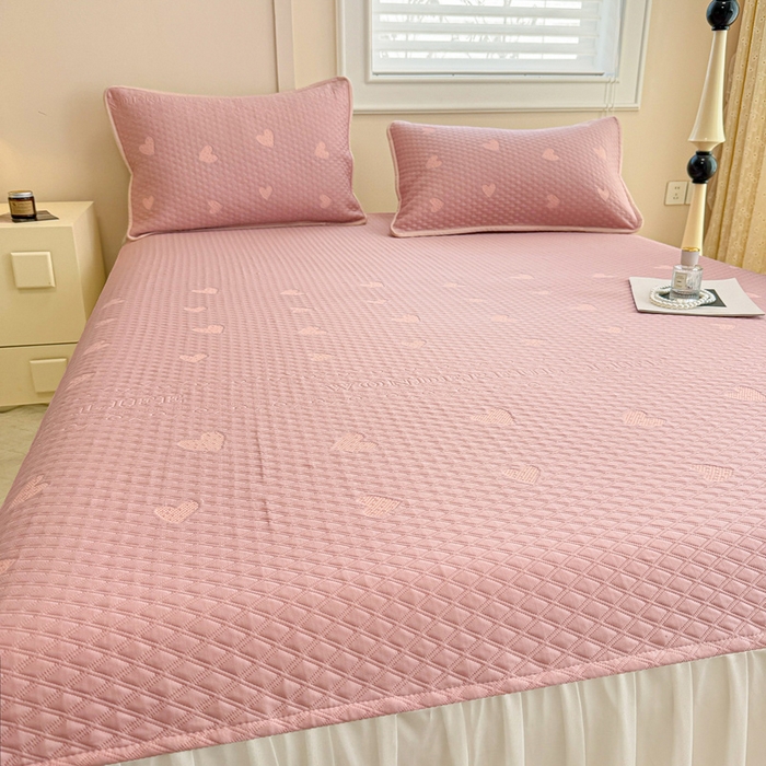 91家纺网 家纺一手货源 找家纺 （总）布卢姆床垫 2025新款A类PE乙纶冰豆豆凉席床裙款