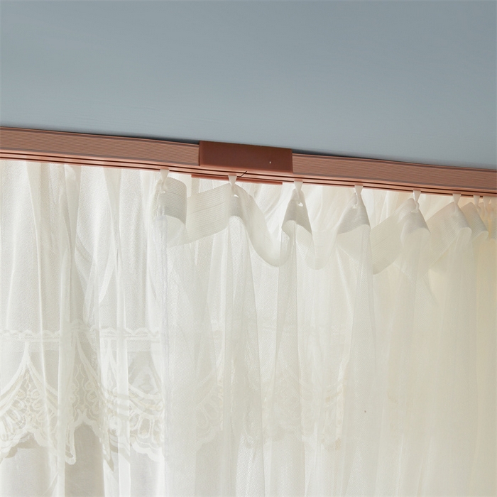 91家纺网 家纺一手货源 找家纺 迪凡保罗蚊帐 2025新款2513款双轨铝合金落地导轨蚊帐 欧白色