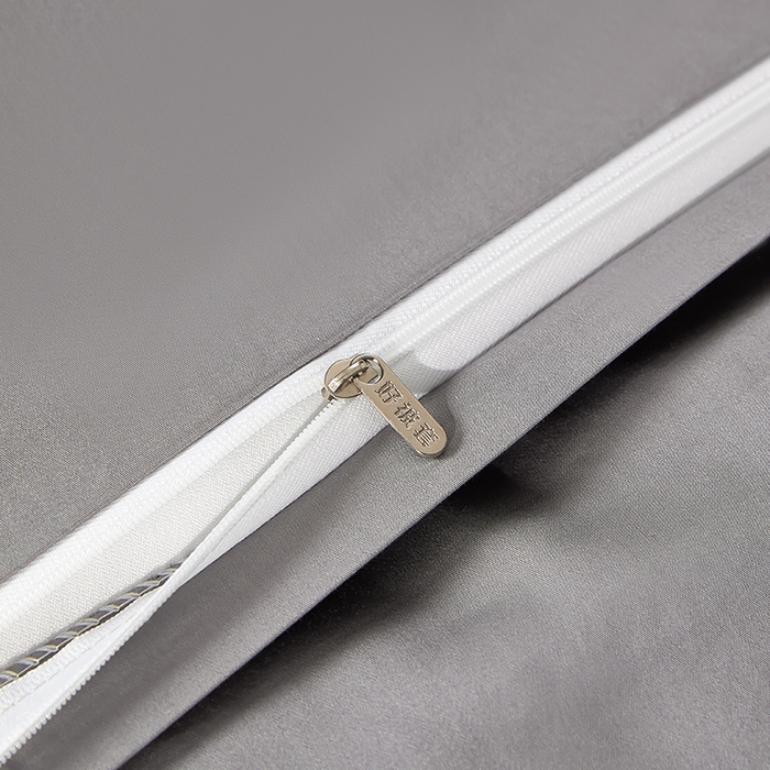 91家纺网 家纺一手货源 找家纺 禾时 2025新款轻奢A类100SPro新疆长绒棉四件套全棉纯棉高定款 绅士灰